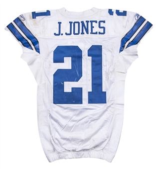 2006 Julius Jones Game Used Dallas Cowboys Home Jersey Used on 11/12/2006 (Cowboys COA)